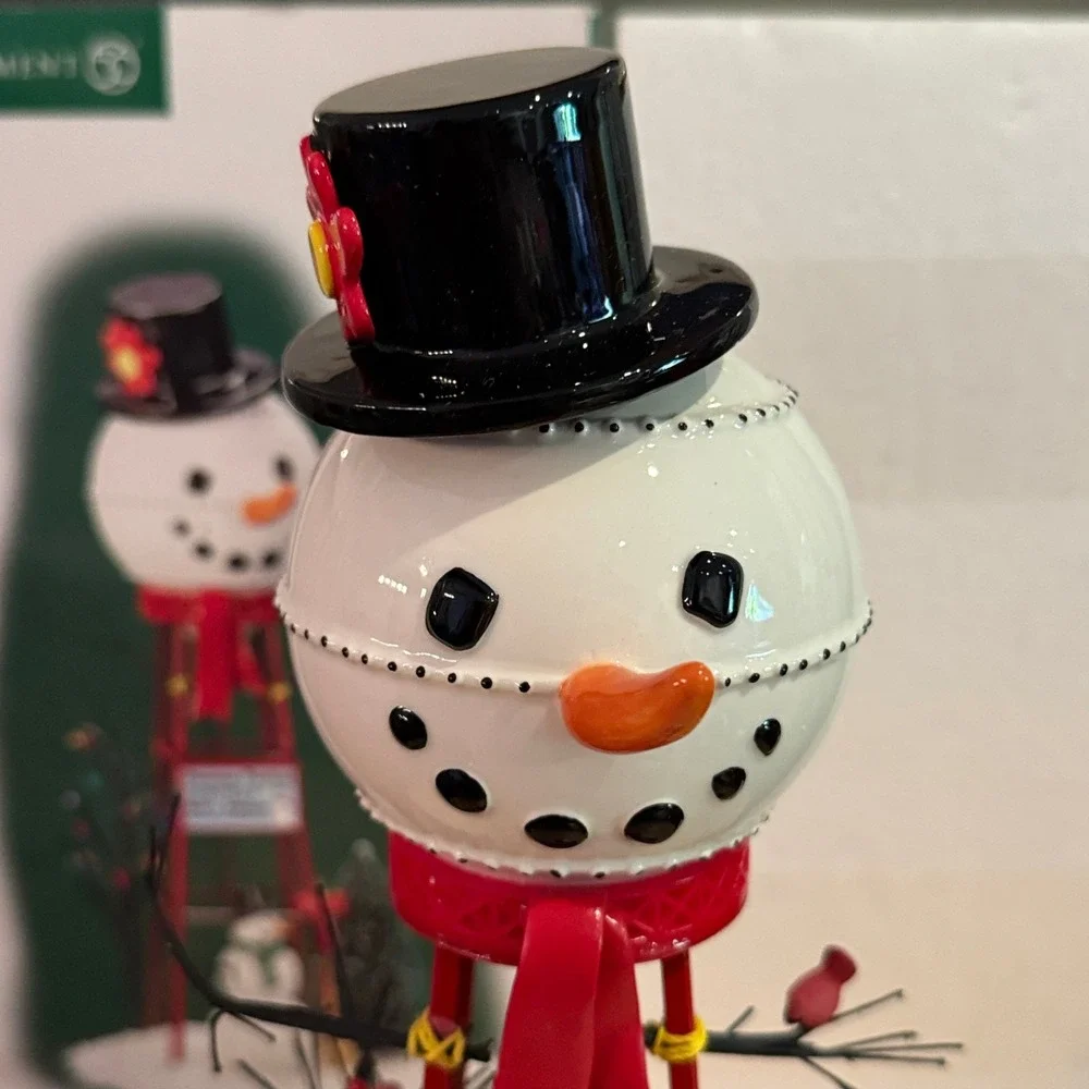 Department 56 Snowman Water Tower Village Accessory 800652 w/ Box Dept 56